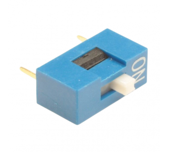 DIP-переключатели KAIFENG KF1001-01P-B0-FS (Синий) DIPпереключатель 1 поз. 24В 0,025А#2170484