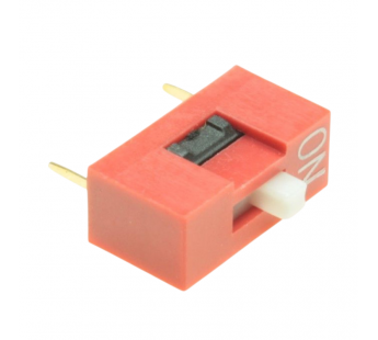 DIP-переключатели KAIFENG KF1001-01P-R0-FS (Красный) DIPпереключатель 1 поз. 24В 0,025А#2170483