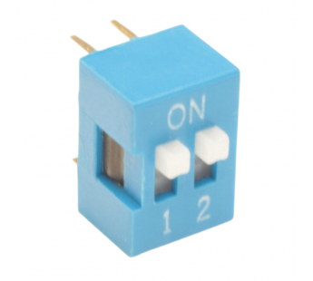 DIP-переключатели KLS KLS7-DS-02-B-00 DIP-переключатель 2 поз. 24В0,025А#2170633