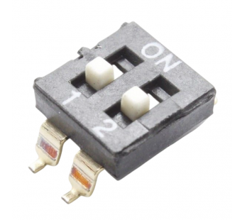 DIP-переключатели NONAME DIP переключатель SMD 2 поз. 24В 0,025А#2170630