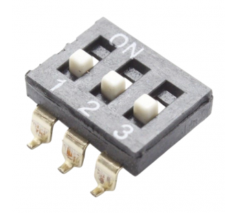DIP-переключатели NONAME DIP переключатель SMD 3 поз. 24В 0,025А#2170629