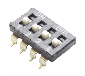 DIP-переключатели NONAME DIP переключатель SMD 4 поз. 24В 0,025А#2170628