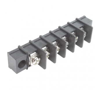 Барьерные клеммники CNLIFENG LF411SM-7.62-06P [LF25SM] (Черный)Барьерный клеммник на плату 6 конт. шаг 7,62мм 300В 20А#2169667