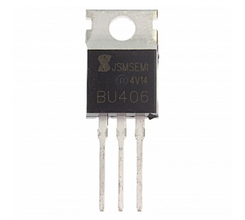 Биполярные транзисторы JSMSEMI BU406 (TO-220) Биполярныйтранзистор NPN 200В 7А#2166606
