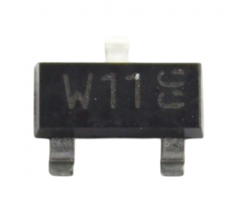 Биполярные транзисторы NXP PDTA114TT (SOT-23)/*11 Цифровойбиполярный транзистор PNP 50В 0,1А R1=10 кОм#2169936