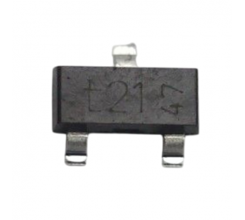 Биполярные транзисторы NXP PDTA123ET (SOT-23)/*21 Цифровойбиполярный транзистор PNP 50В 0,1А R1=2,2 кОм R2=2,2 кОм#2169934
