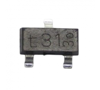 Биполярные транзисторы NXP PDTA143XT (SOT-23)/*31 Цифровойбиполярный транзистор PNP 50В 0,1А R1=4,7 кОм R2=10 кОм#2169932