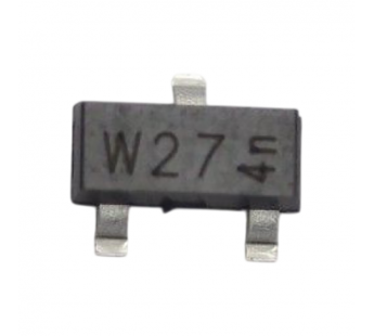 Биполярные транзисторы NXP PDTC114YT (SOT-23)/*27 Цифровойбиполярный транзистор NPN 50В 0,1А R1=10 кОм R2=47 кОм#2169928