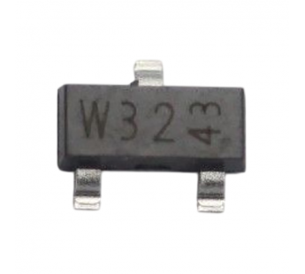 Биполярные транзисторы NXP PDTC143XT (SOT-23)/*32 Цифровойбиполярный транзистор NPN 50В 0,1А R1=4,7 кОм R2=10 кОм#2170044