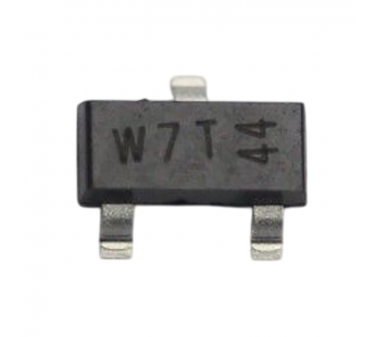 Биполярные транзисторы NXP PDTD123ET (SOT-23)/*7T Цифровойбиполярный транзистор NPN 50В 0,5А R1=2,2 кОм R2=2,2 кОм#2170042