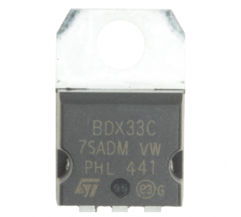 Биполярные транзисторы STM BDX33C (TO-220) Транзистор ДарлингтонаNPN 100В 10А#2170126
