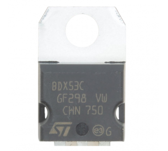 Биполярные транзисторы STM BDX53C (TO-220) Транзистор ДарлингтонаNPN 100В 8А#2170124