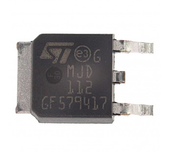 Биполярные транзисторы STM MJD112T4 (DPAK) Транзистор ДарлингтонаNPN 100В 2А#2170120