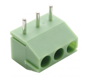 Винтовые клеммники CNLIFENG LF396R-3.5-03P (Зеленый) Винтовойклеммник на плату угловой 3 конт. шаг 3,5мм 300В 7А#2170344