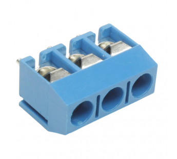 Винтовые клеммники KAIFENG KF301V-5.0-03P-1B (Синий) Винтовойклеммник на плату 3 конт. шаг 5мм 250В 17,5А#2170931