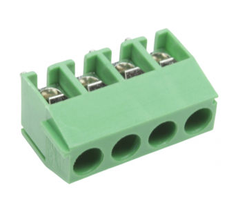 Винтовые клеммники KAIFENG KF350V-3.50-04P-1G (Зеленый) Винтовойклеммник на плату 4 конт. шаг 3,5мм 130В 10А#2170970