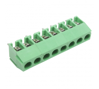 Винтовые клеммники KAIFENG KF350V-3.50-08P-1G (Зеленый) Винтовойклеммник на плату 8 конт. шаг 3,5мм 130В 10А#2170960
