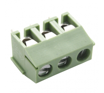 Винтовые клеммники KAIFENG KF396V-3.96-03P-1G (Зеленый) Винтовойклеммник на плату 3 конт. шаг 3,96мм 130В 10А#2171371