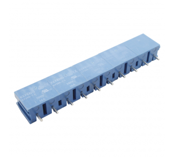 Винтовые клеммники KAIFENG KF705A-7.5-10P-1B (Синий) Винтовойклеммник на плату 10 конт. шаг 7,5мм 450В 24А#2171070