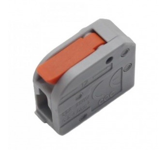 Зажимные клеммники NONAME PCT-111 Клемма зажимная 250В 32А0,2-4 кв.мм (оранжевый)#2171596