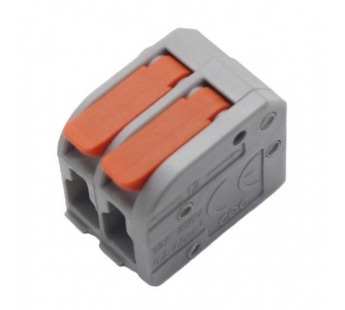 Зажимные клеммники NONAME PCT-112 Клемма зажимная 250В 32А0,2-4 кв.мм (оранжевый)#2171593