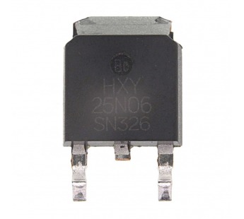 Полевые транзисторы HXY MOSFET 25N06 (DPAK) Полевой транзисторN-MOSFET 60В 25А#2167167