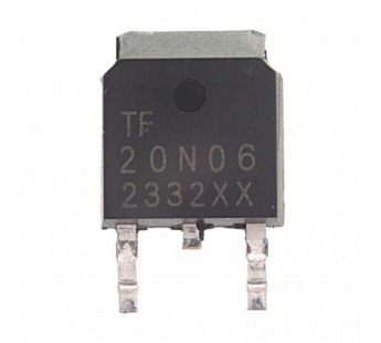 Полевые транзисторы KUU 20N06 (DPAK) Полевой транзистор N-MOSFET60В 20А#2168983