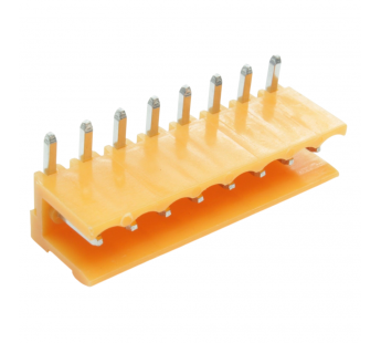 Разъемные клеммники CNLIFENG HT396R-3.96-08P (Оранжевый)Разъемный клеммник на плату угловой 8 конт. шаг 3,96мм 150В 8А#2169357
