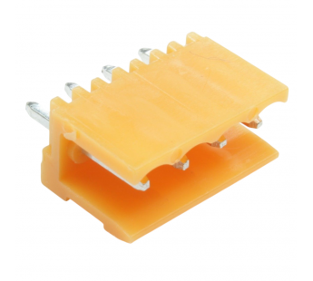 Разъемные клеммники CNLIFENG HT396V-3.96-04P (Оранжевый)Разъемный клеммник на плату 4 конт. шаг 3,96мм 150В 8А#2169356