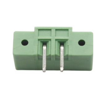 Разъемные клеммники KAIFENG KF2EDGRM-Y-3.81-02P-1G (Зеленый)Разъемный клеммник на плату угловой 2 конт. шаг 3,81мм 250В 7А#2169475