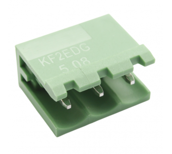 Разъемные клеммники KAIFENG KF2EDGV-X-5.08-03P-1G (Зеленый)Разъемный клеммник на плату 3 конт. шаг 5,08мм 320В 20А#2169510