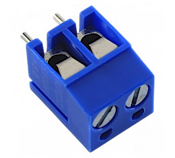 Винтовые клеммники KAIFENG KF300V-5.0-02P-1B (Синий) Винтовойклеммник на плату 2 конт. шаг 5мм 250В 24А#2170948