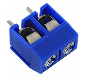 Винтовые клеммники KAIFENG KF302-5.0-02P-1B (Синий) Винтовойклеммник на плату 2 конт. шаг 5мм 250В 17,5А#2170924