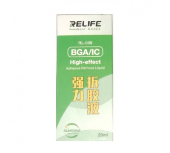 Растворитель для снятия компаунда и клея RELIFE RL-039 (20ml)#2165527