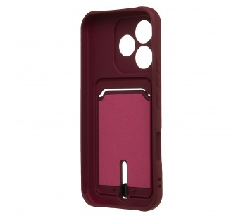 Чехол-накладка - SC304  с картхолдером для "Honor 600 Lite/600e/X80i" (bordo) (245032)#2166564