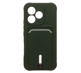 Чехол-накладка - SC304  с картхолдером для "Honor 600 Lite/600e/X80i" (dark green) (245034)#2166519