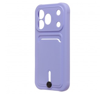 Чехол-накладка - SC304  с картхолдером для "Honor 600 Pro" (light violet) (245003)#2166550