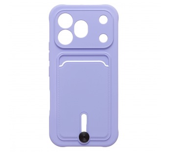 Чехол-накладка - SC304  с картхолдером для "Honor 600 Pro" (light violet) (245003)#2166551
