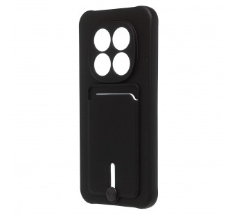 Чехол-накладка - SC304  с картхолдером для "Xiaomi Redmi Note 15 Pro 5G" (black) (244998)#2166547