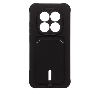 Чехол-накладка - SC304  с картхолдером для "Xiaomi Redmi Note 15 Pro 5G" (black) (244998)#2166548