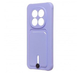 Чехол-накладка - SC304  с картхолдером для "Xiaomi Redmi Note 15 Pro 5G" (light violet) (245002)#2166541
