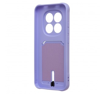Чехол-накладка - SC304  с картхолдером для "Xiaomi Redmi Note 15 Pro 5G" (light violet) (245002)#2166540