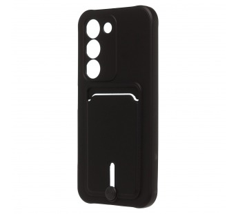 Чехол-накладка - SC304 с картхолдером для "Realme C83 5G/P4 Lite/Narzo 100 Lite" (black) (245101)#2166538