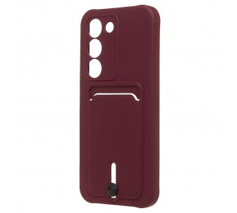 Чехол-накладка - SC304 с картхолдером для "Realme C83 5G/P4 Lite/Narzo 100 Lite" (bordo) (245102)#2166535