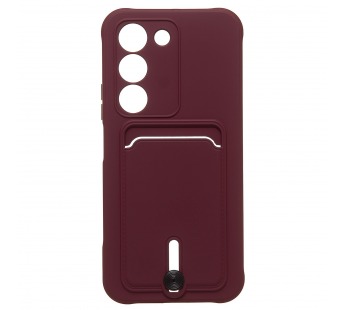 Чехол-накладка - SC304 с картхолдером для "Realme C83 5G/P4 Lite/Narzo 100 Lite" (bordo) (245102)#2166536