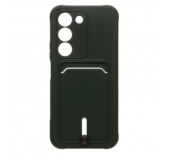 Чехол-накладка - SC304 с картхолдером для "Realme C83 5G/P4 Lite/Narzo 100 Lite" (dark green(245104)#2166533