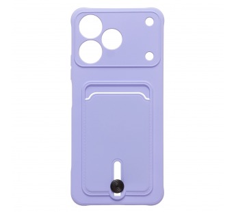 Чехол-накладка - SC304 с картхолдером для "Realme Note 80" (light violet) (245120)#2166485