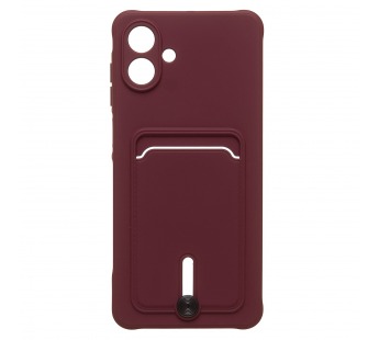 Чехол-накладка - SC304 с картхолдером для "Samsung Galaxy A07 5G" (bordo) (245067)#2166481
