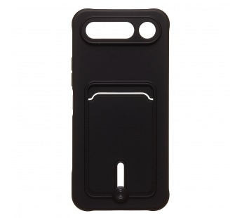 Чехол-накладка - SC304 с картхолдером для "Tecno Spark 50 5G" (black) (245047)#2166466