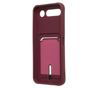 Чехол-накладка - SC304 с картхолдером для "Tecno Spark 50 5G" (bordo) (245048)#2166461